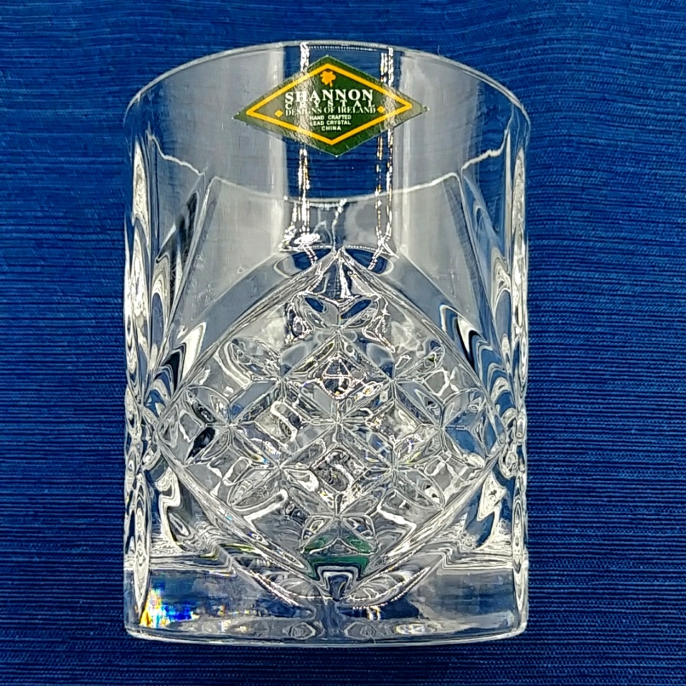 2 Shannon Crystal Designs of Ireland Highball Glasses